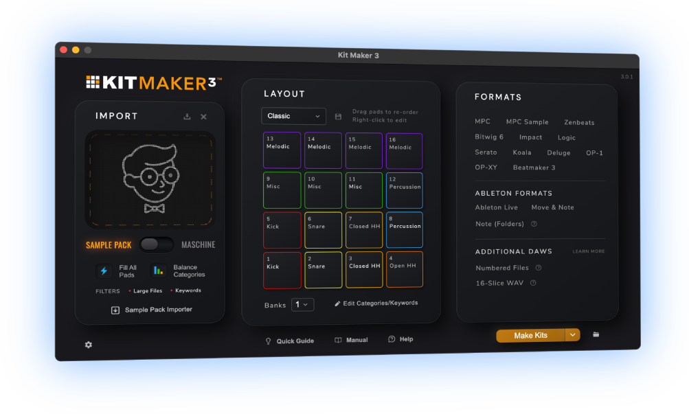 Kit Maker 3 main window